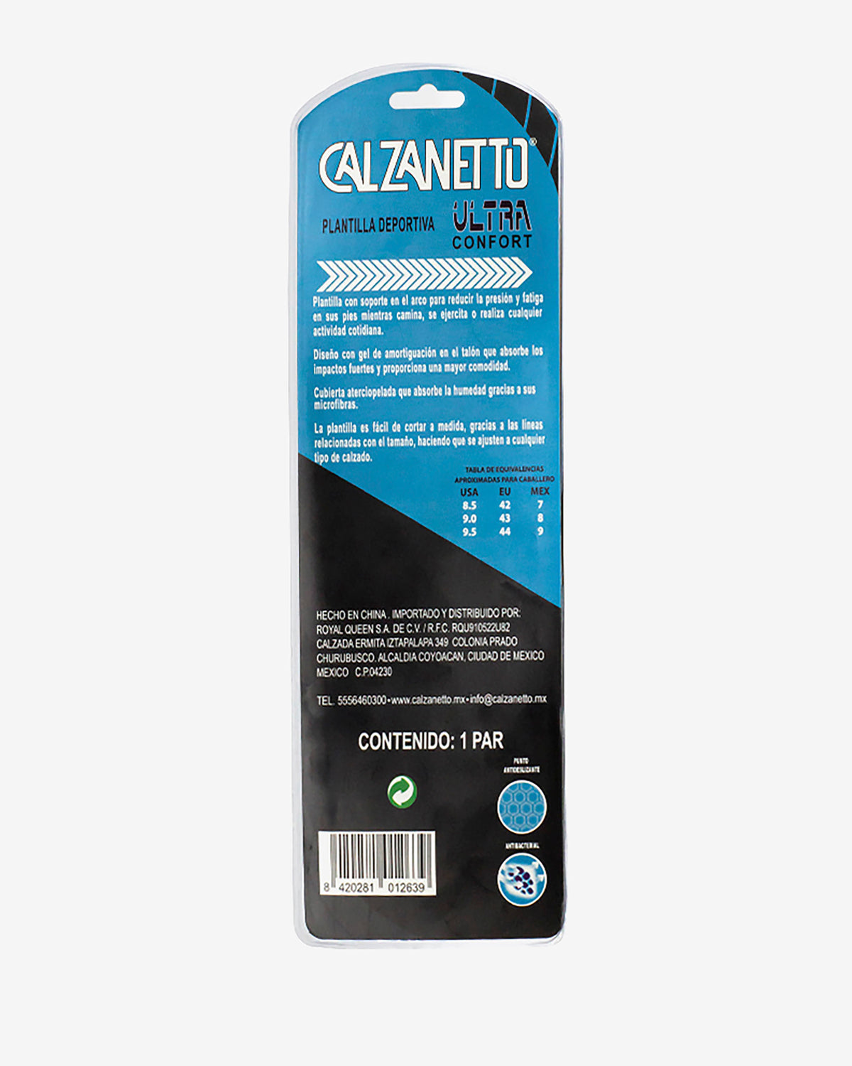 Plantilla Deportiva Ultra Confort Unisex 00023